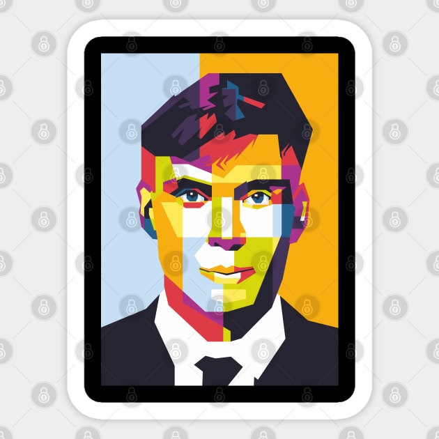 THOMAS SHELBY PEAKY BLINDERS Sticker by kigeartwork